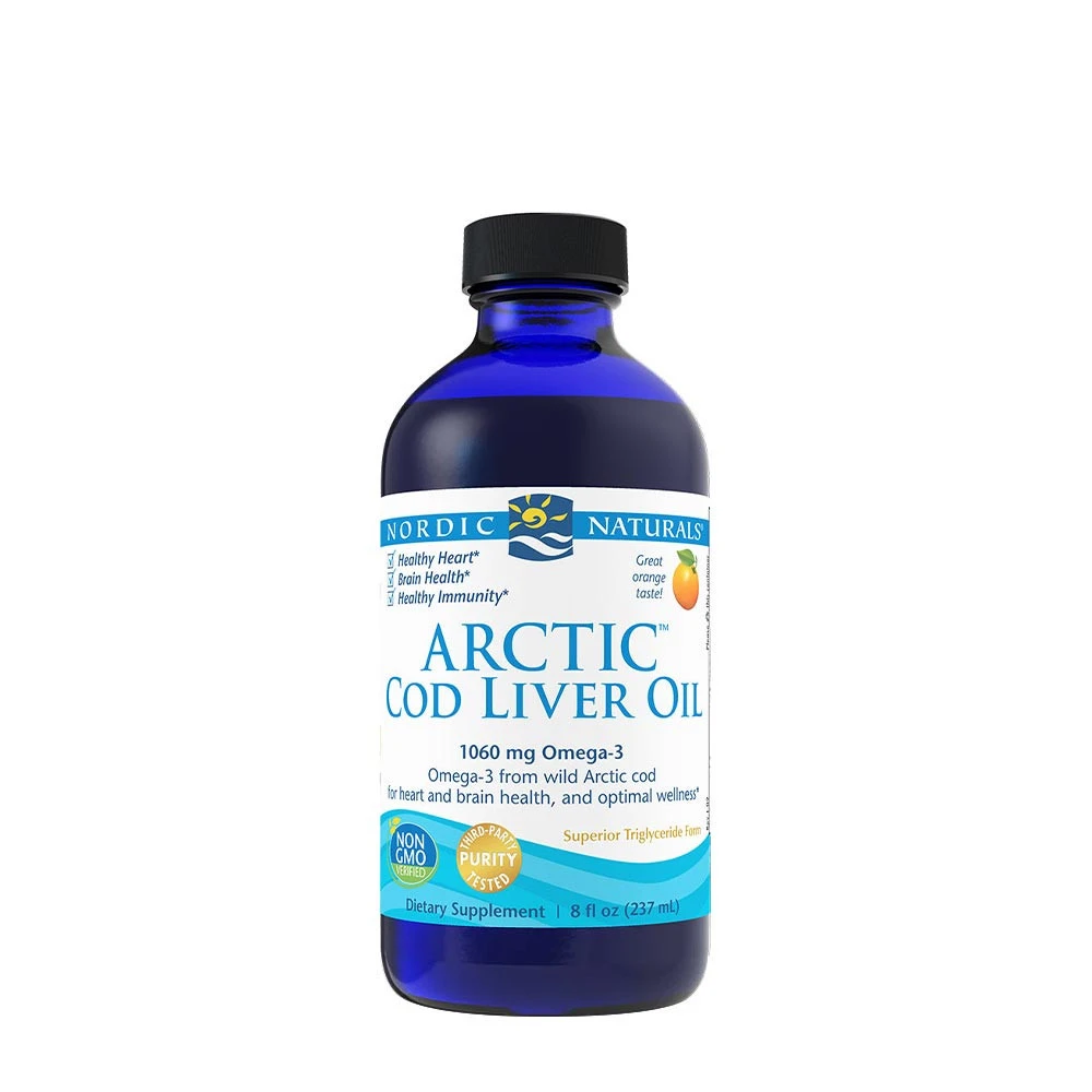 Nordic Naturals - Arctic Torsk Leverolja, 1060 mg Apelsin - 237 ml | Vitaminer och MineralerHälsa och välbefinnandeOmega och fiskoljaHälsokostNordisk vitalitetBiohackingOmega & Näringsoljor | Apoteka