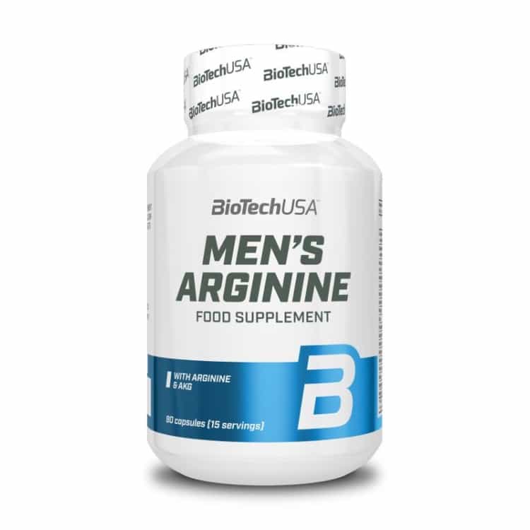 BioTechUSA Arginin för män – 90 kapslar | Vitaminer och MineralerVissa vitaminerHälsokostNaturliga T-boostersNaturligt manligt stödFitness och träningVitaminer för mänL-arginin | Apoteka
