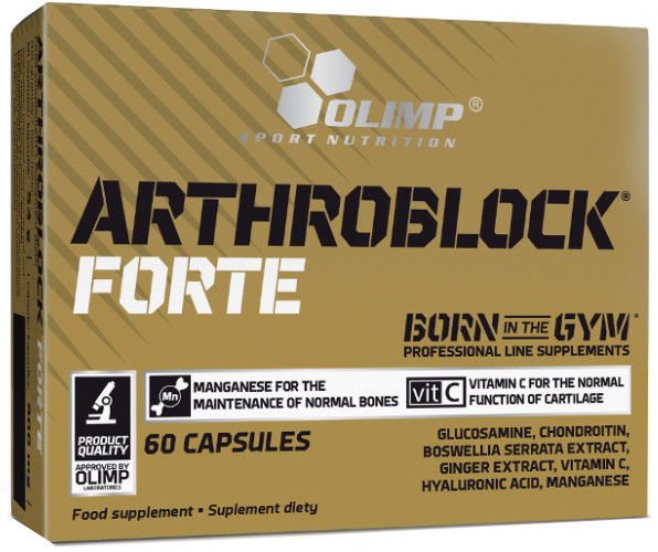 Olimp Nutrition - Arthroblock Forte, 60 kapslar | HälsokostStöd för lederna | Apoteka
