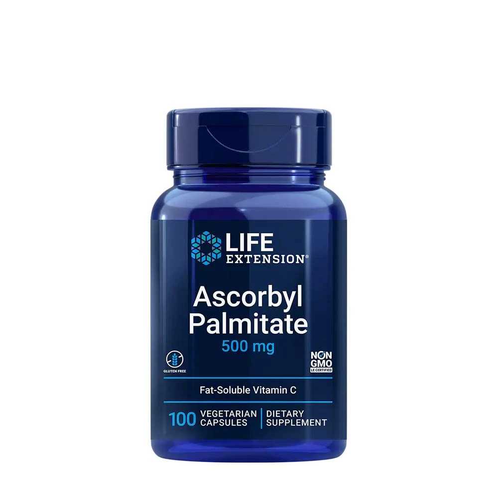 Life Extension - Ascorbylpalmitat, 500 mg - 100 vegetabiliska kapslar | Vitaminer och MineralerVissa vitaminerHälsokostVitamin C | Apoteka