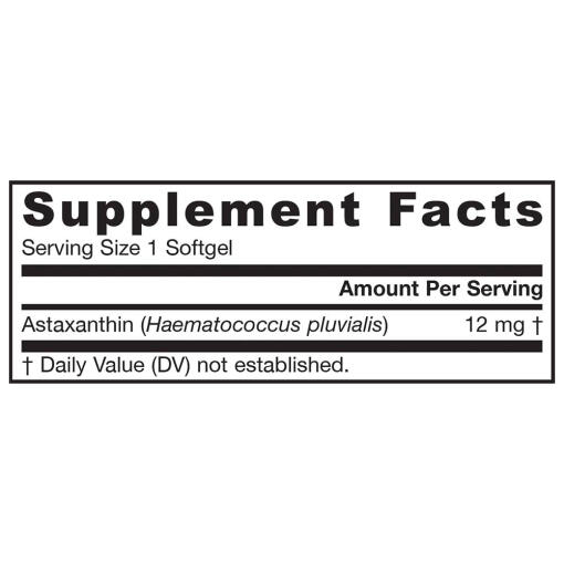 Jarrow Formulas - Astaxantin, 12 mg mjukkapslar - Bild 2