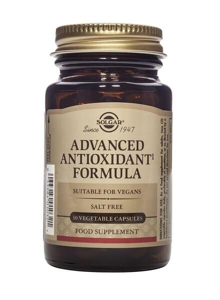 Solgar - Avancerad Antioxidantformel, 30 kapslar | Vitaminer och MineralerVeganska produkterAntioxidanterHälsokost | Apoteka