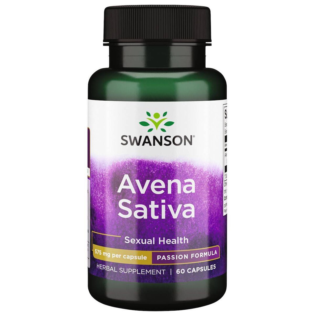 Swanson - Avena Sativa, 575 mg - 60 kapslar | Vitaminer och MineralerHälsa och välbefinnandeSexuell hälsaÖrttillskottHälsokostÖrter och växtbaserade preparat | Apoteka