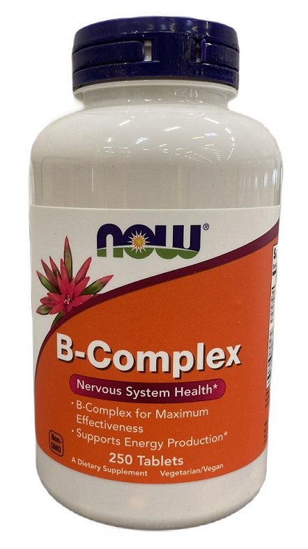 NOW Foods - B-Komplex, 250 tabletter | Vitaminer och MineralerHälsa och välbefinnandeVissa vitaminerB-vitaminHälsokostNordisk vitalitetBarns hälsa | Apoteka