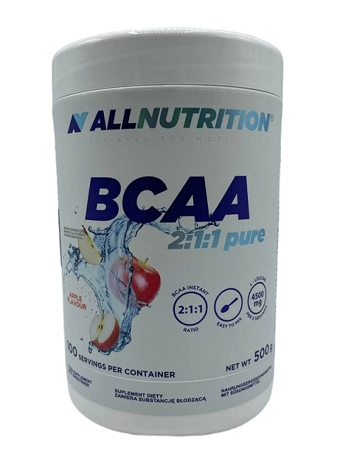 Allnutrition - BCAA 2:1:1 Pure, Äpple - 500g | Hälsa och välbefinnandeAminosyror och BCAAHälsokostBCAA och EAAFitness och träning | Apoteka