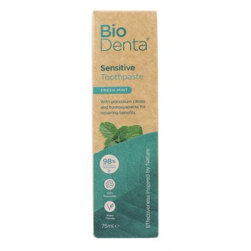 BECONFIDENT BioDenta Pasta do zębów wrażliwych o smaku świeżej mięty (75 ml)