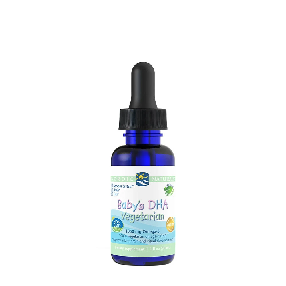 Nordic Naturals - Babys DHA Vegetarian, 1050 mg - 30 ml | Vitaminer och MineralerHälsa och välbefinnandeOmegas - EFA - CLA - oljorHälsokostNordisk vitalitetBiohackingOmega & Näringsoljor | Apoteka