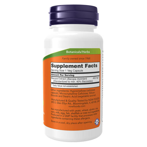 NOW - Bacopaextrakt, 450 mg - Bild 2