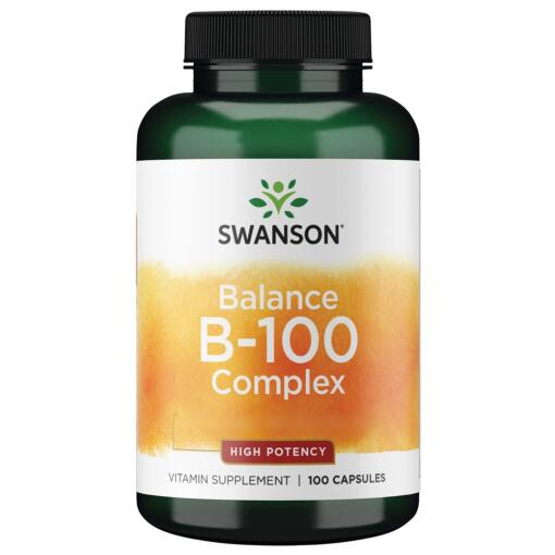 Swanson - Balance B-100 Complex, 100 kapslar - Bild 2