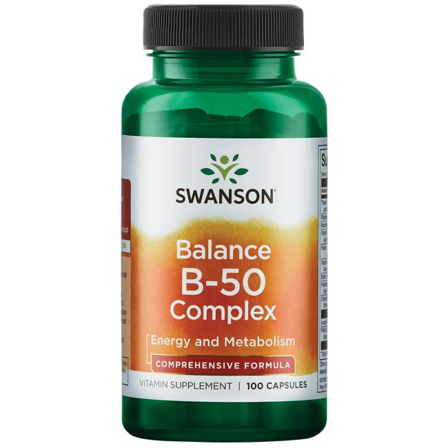 Swanson - Balance B-50, 100 kapslar | Vitaminer och MineralerVissa vitaminerHälsokost | Apoteka