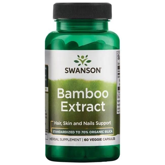 Swanson - Bambuextrakt, 60 vegetabiliska kapslar | Vitaminer och MineralerHälsa och välbefinnandeHår och naglarÖrttillskottHälsokostÖrter och växtbaserade preparat | Apoteka