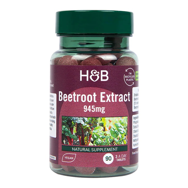 Holland &amp; Barrett - Rödbetsextrakt, 945 mg - 90 tabletter | Veganska produkterHälsa och välbefinnandeÖrttillskottHälsokostÖrter och växtbaserade preparat | Apoteka