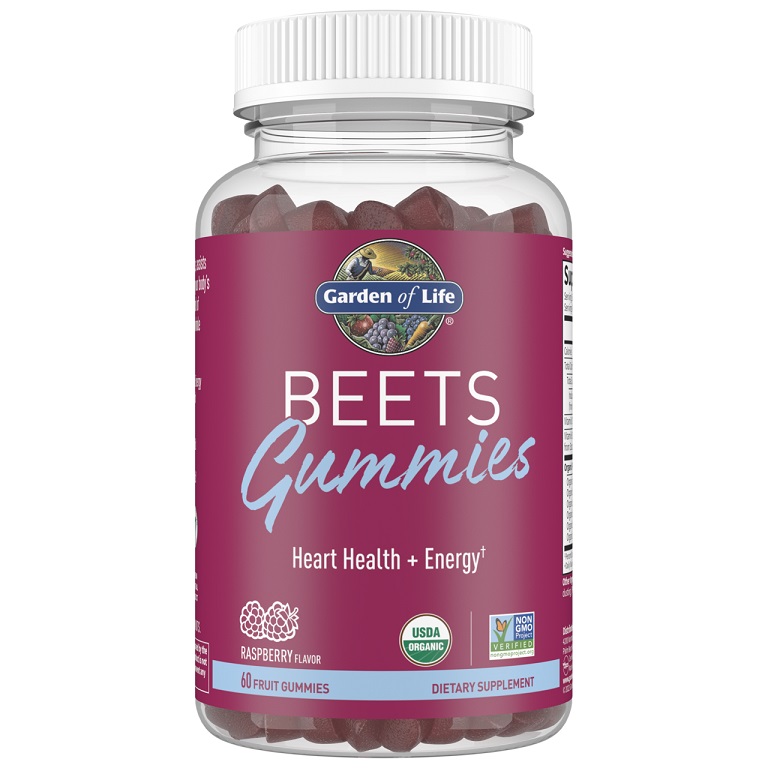 Garden of Life - Rödbetsgummis, Hallon - 60 gummibjörnar | Veganska produkterHälsa och välbefinnandeHälsokostGummibärBiohacking | Apoteka