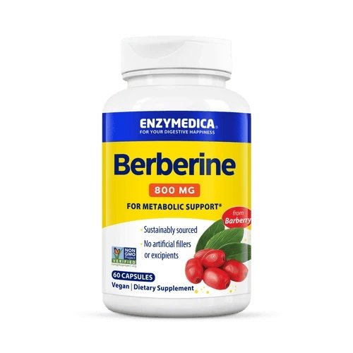 Enzymedica - Berberin, 800 mg, 60 kapslar | Vitaminer och MineralerVeganska produkterHälsa och välbefinnandeÖrttillskottHälsokostEnzymer | Apoteka