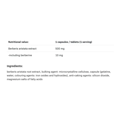 Allnutrition - Berberin, 90 kapslar - Bild 2