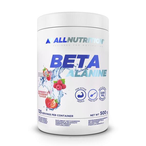Allnutrition - Beta Alanin, Hallon Jordgubb, 500g | Vitaminer och MineralerVeganska produkterAminosyror och BCAAIndividuella aminosyrorHälsokostUthållighetFitness och träning | Apoteka