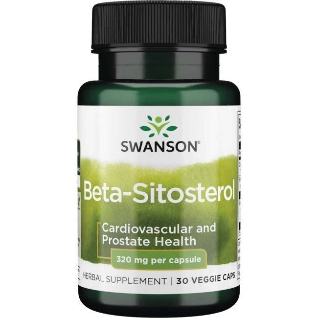 Swanson - Beta-Sitosterol, 320 mg, 30 vegetabiliska kapslar | Vitaminer och MineralerHälsa och välbefinnandeAntioxidanterHälsokost | Apoteka