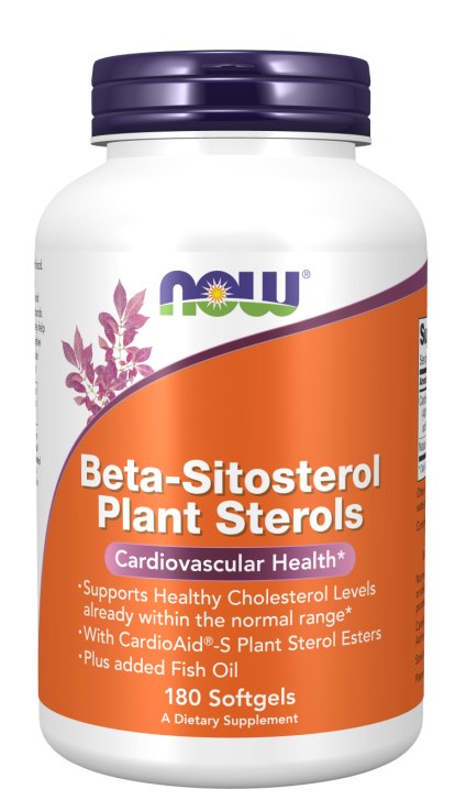 NOW Foods - Beta-Sitosterol Växtsteroler, 180 mjukkapslar | Vitaminer och MineralerHälsa och välbefinnandeK-vitaminOmegas - EFA - CLA - oljorAntioxidanterHälsokost | Apoteka