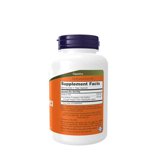NOW - Betaine HCL, 648 mg - Bild 2