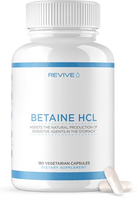 Revive - Betaine HCl, 180 kapslar | Veganska produkterHälsa och välbefinnandeHälsokostMatsmältningshälsa | Apoteka