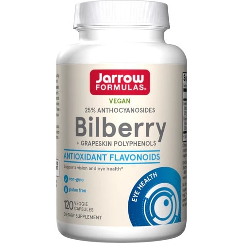 Jarrow Formulas - Blåbär + Druvskalspolyfenoler, 120 vegetabiliska kapslar | Veganska produkterHälsa och välbefinnandeAntioxidanterHälsokostÖrter och växtbaserade preparat | Apoteka