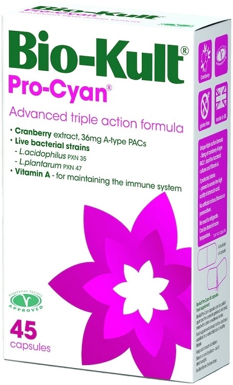 Bio-Kult - Pro-Cyan, 45 kapslar | Hälsa och välbefinnandeImmunförsvaretHälsokostProbiotikaUrinvägshälsa | Apoteka