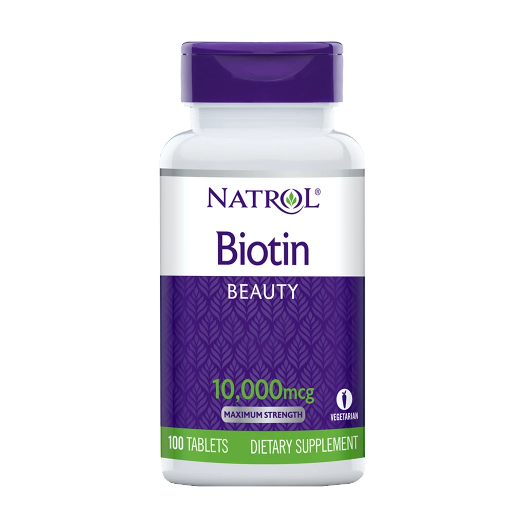 Natrol - Biotin, 10000 mcg, 100 tabletter | Vitaminer och MineralerHälsa och välbefinnandeVissa vitaminerHår och naglarHälsokostBiotin | Apoteka