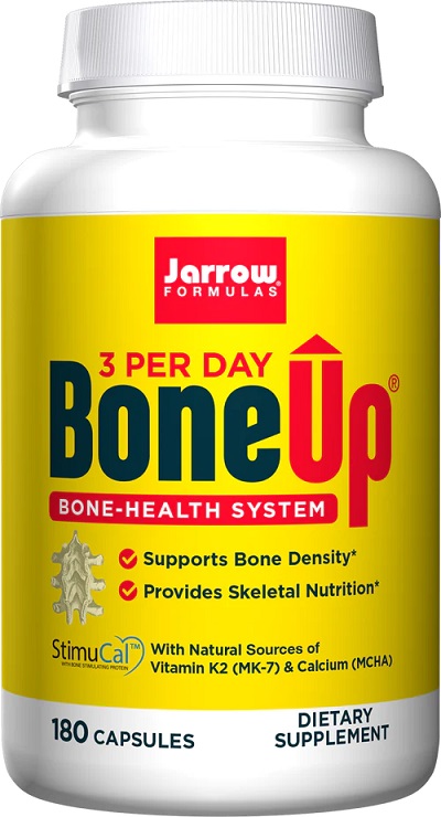 Jarrow Formulas - BoneUp Tre Per Dag, 180 kapslar | Hälsa och välbefinnandeHälsokostKalkFriska benKalcium | Apoteka