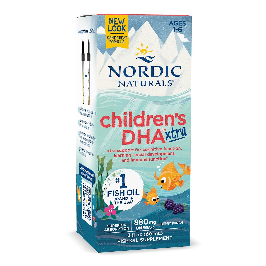 Nordic Naturals - Barns DHA Extra, 880 mg Bärsmak - 60 ml | Vitaminer och MineralerOmegas - EFA - CLA - oljorOmega och fiskoljaHälsokostBarns hälsaOmega & Näringsoljor | Apoteka