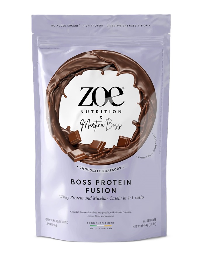 ZOE Nutrition - Boss Protein Fusion, Choklad Rhapsody - 454g | HälsokostProteinbarsKostproteinVassleprotein | Apoteka