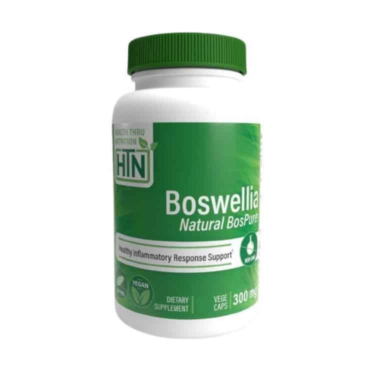 Health Thru Nutrition - Boswellia Natural BosPure, 300 mg, 180 kapslar | Hälsa och välbefinnandeHälsokostStöd för ledernaÖrter och växtbaserade preparat | Apoteka