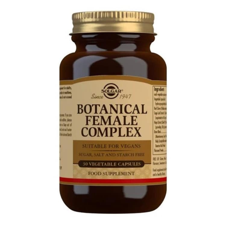 Solgar - Botaniskt Kvinnokomplex, 30 kapslar | Vitaminer och MineralerHälsa och välbefinnandeKosttillskott för kvinnorHälsokost | Apoteka