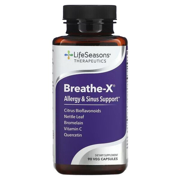 LifeSeasons - Breathe-X, 90 vegetabiliska kapslar | Vitaminer och MineralerHälsa och välbefinnandeHälsokostNordisk vitalitet | Apoteka
