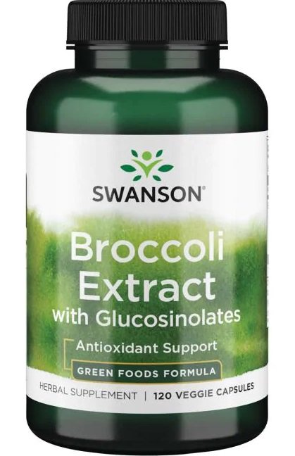 Swanson - Broccolixtrakt med Glukosinolater, 120 kapslar | Hälsa och välbefinnandeAntioxidanterHälsokostÖrter och växtbaserade preparat | Apoteka