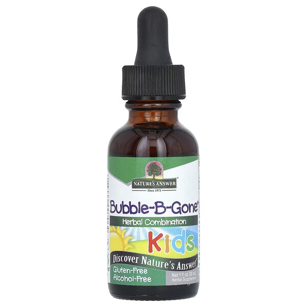 Natures Answer - Bubble-B-Gone för Barn, 30 ml | Veganska produkterHälsa och välbefinnandeHälsokostBarns hälsa | Apoteka