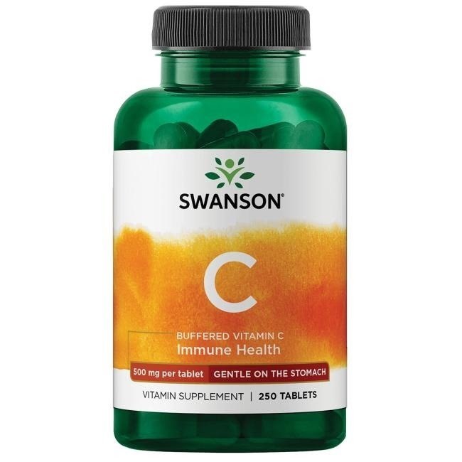 Swanson - Buffrat Vitamin C, 500 mg, 250 tabletter | Vitaminer och MineralerHälsa och välbefinnandeHälsokostVitamin C | Apoteka