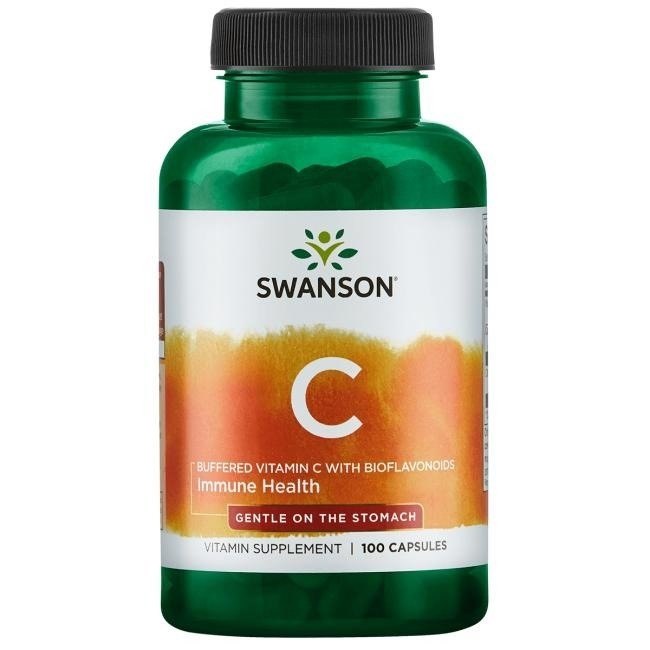 Swanson - Buffrad Vitamin C med Bioflavonoider, 100 kapslar | Vitaminer och MineralerHälsa och välbefinnandeVissa vitaminerC-vitaminHälsokostVitamin C | Apoteka