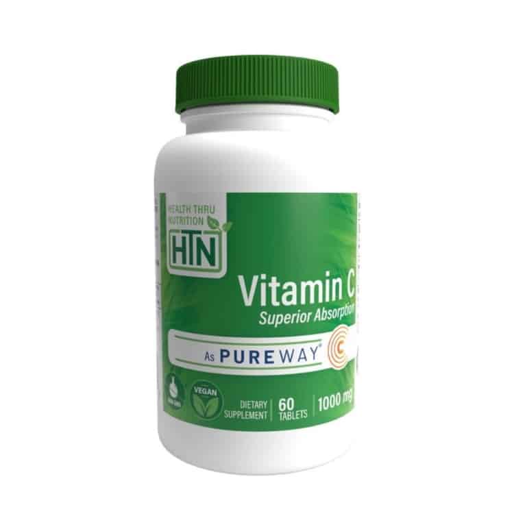 Health Thru Nutrition - C-vitamin, 1000 mg, 60 tabletter | Vitaminer och MineralerHälsa och välbefinnandeVissa vitaminerC-vitaminHälsokostVitamin C | Apoteka