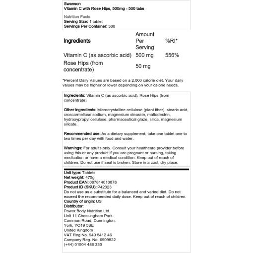 500 mg - 500 tabletter