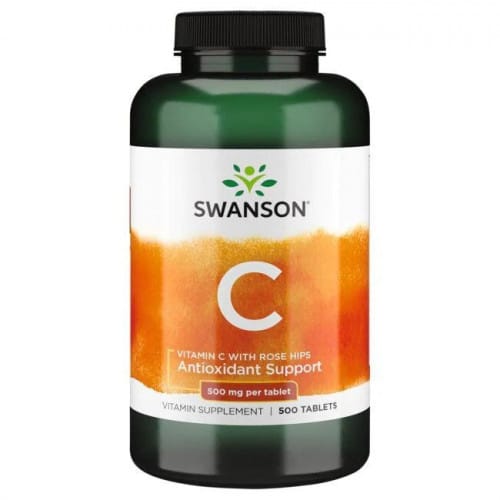 Swanson - C-vitamin med Nypon, 500 mg, 500 tabletter | Vitaminer och MineralerHälsa och välbefinnandeVissa vitaminerC-vitaminHälsokostVitamin C | Apoteka
