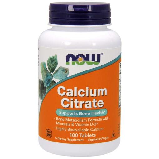 Calcium Citrate with Minerals & Vitamin D-2 - 100 tabs