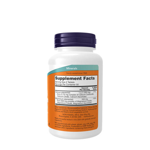 NOW - Kalcium & Magnesium, tabletter - Bild 2
