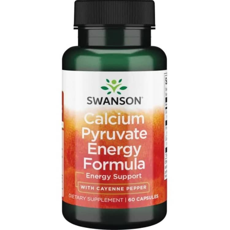 Swanson - Kalcium Pyruvat Energi Formel, 60 kapslar | Vitaminer och MineralerVissa mineralerHälsokostKalkKalcium | Apoteka