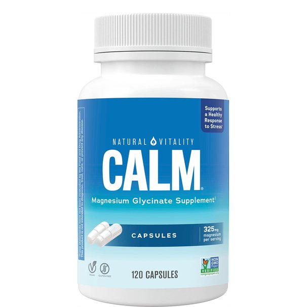 Natural Vitality - Calm Magnesium Glycinat, 120 kapslar | Vitaminer och MineralerVeganska produkterVissa mineralerHälsa och välbefinnandeHälsokostSömnstödMagnesiumNordisk vitalitet | Apoteka