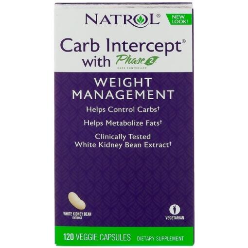 Carb Intercept med fase 2 - 120 vcaps