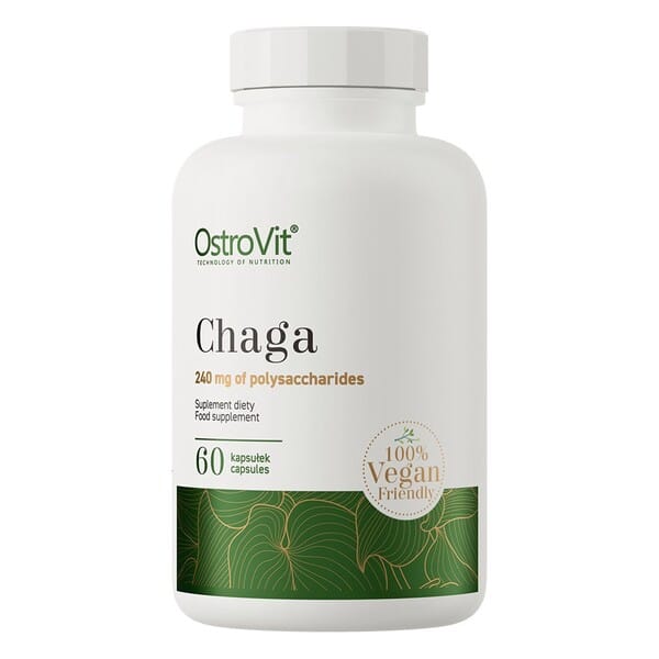 OstroVit - Chaga Kapslar, 60 kapslar | Nya produkterSvamptillskottÖrter och växtbaserade preparat | Apoteka