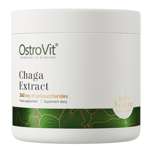 OstroVit - Chagaextrakt Pulver, 50g | Nya produkterSvamptillskottÖrter och växtbaserade preparat | Apoteka