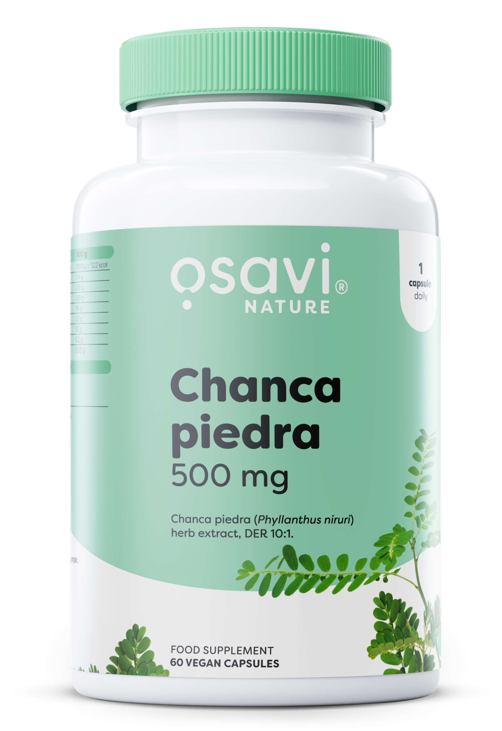 Osavi - Chanca Piedra, 500 mg, 60 vegankapslar | Hälsa och välbefinnandeHälsokostUrinvägshälsaÖrter och växtbaserade preparat | Apoteka