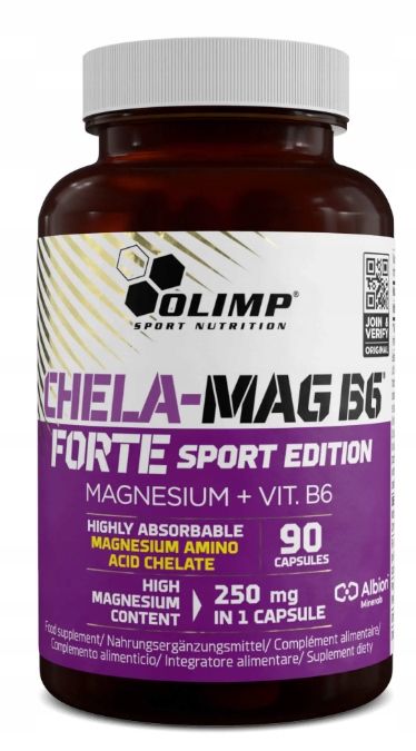 Olimp Nutrition - Chela-Mag B6 Forte, 90 kapslar | HälsokostMagnesiumVitamin B | Apoteka
