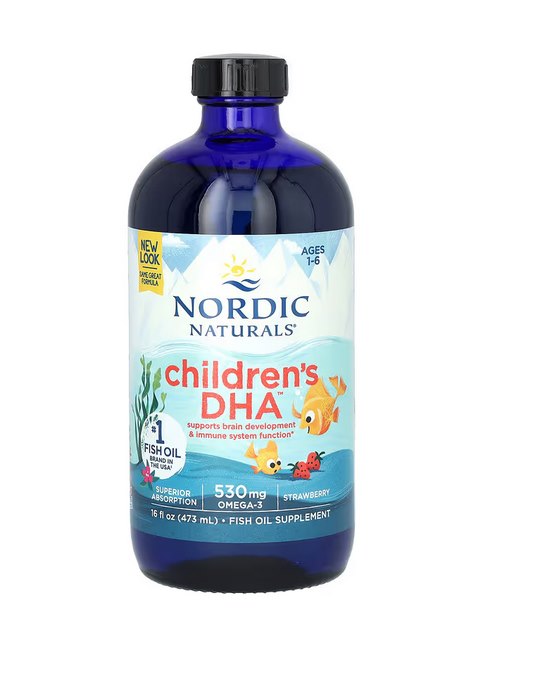 Nordic Naturals - Barns DHA, 530 mg Omega-3 Jordgubb - 473 ml | Vitaminer och MineralerHälsa och välbefinnandeOmegas - EFA - CLA - oljorOmega och fiskoljaHälsokostNordisk vitalitetBiohackingBarns hälsaOmega & Näringsoljor | Apoteka